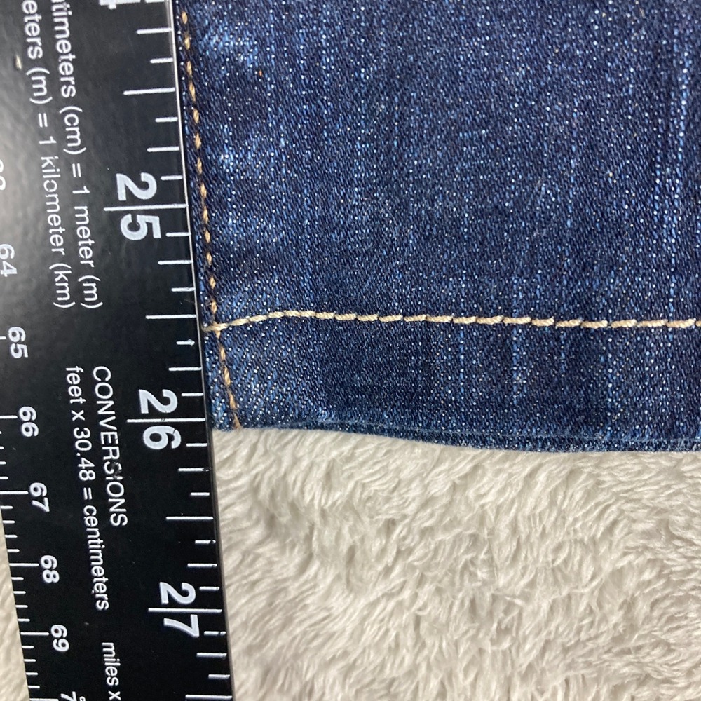 Levi's Women's 512 Perfectly Slimming Straight‎ Leg Jeans Dark Wash Size 10 - Picture 11 of 16